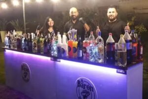 Barra m&oacute;vil el bar&oacute;n de los tragos