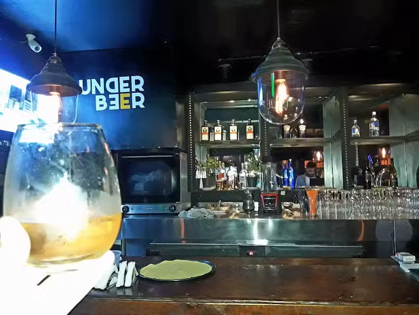 Under Beer
