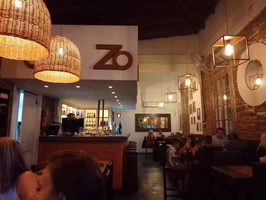 Zo Restaurant Drinks